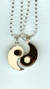 JewelryVilla Best Friend Yin Yang necklaces